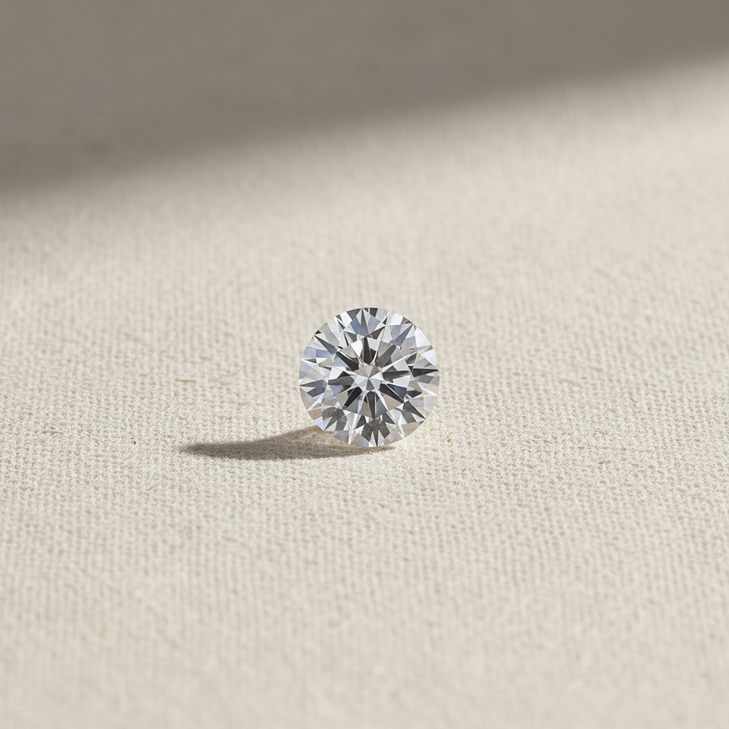 4.00 Carat Round F VVS1 CVD Lab Grown Diamond Ideal Cut IGI Certified