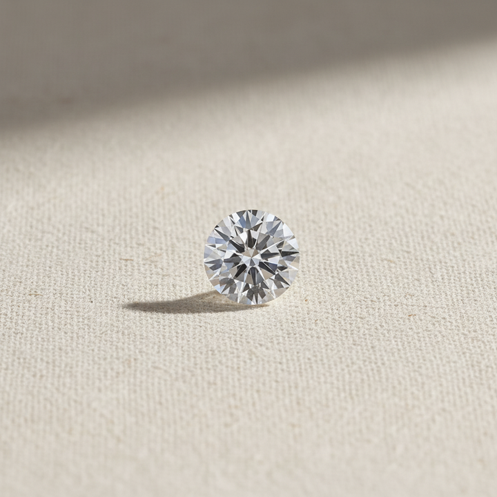 4.00 Carat Round F VVS1 CVD Lab Grown Diamond Ideal Cut IGI Certified