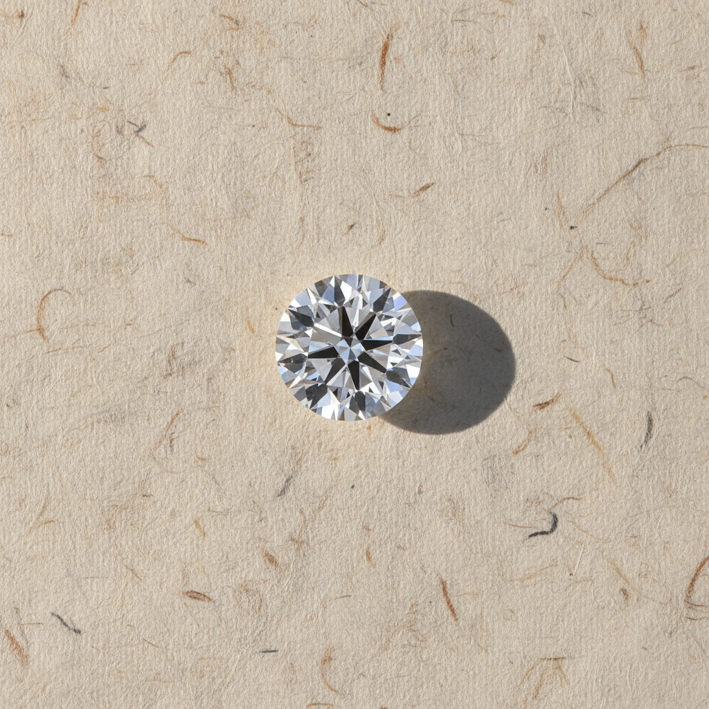 4.00 Carat Round E VVS2 Lab Grown Diamond Ideal Cut IGI Certified