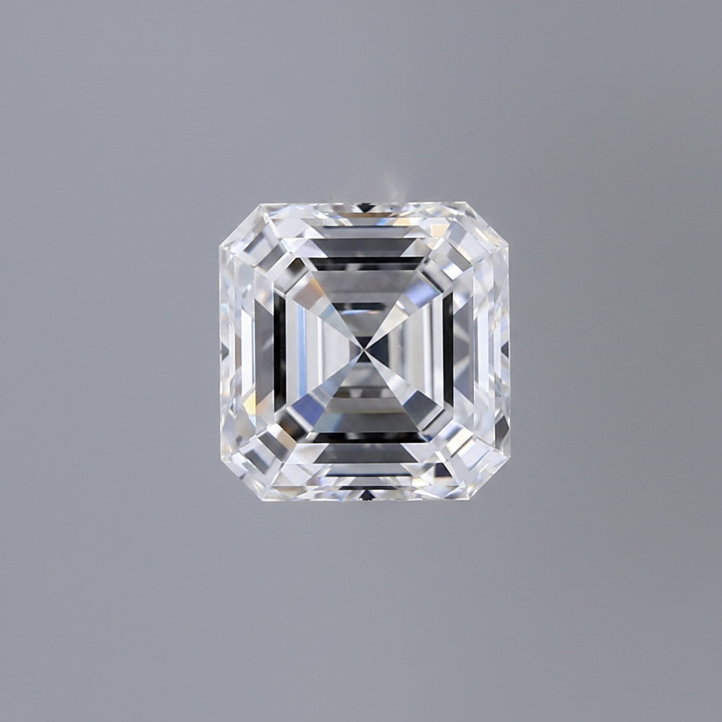 Diamant cultivé en laboratoire Asscher de 4,01 carats, VVS2/D
