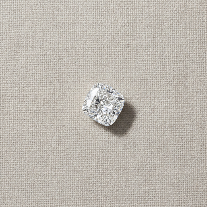 4,01 karaat kussengeslepen laboratorium-gegroeide diamant, VS1/E