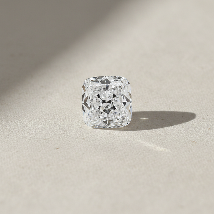 4.01 Carat Cushion Modified Cut Lab Grown Diamond, VVS1/D