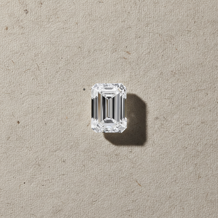 4.01 Carat Emerald Cut Lab Grown Diamond, VS2/D
