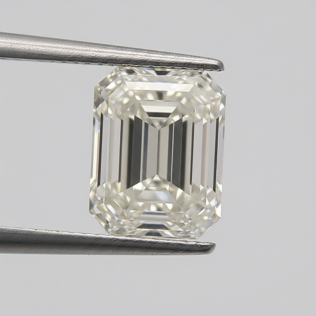 4.01 Carat Emerald Cut Lab Grown Diamond, VS2/I