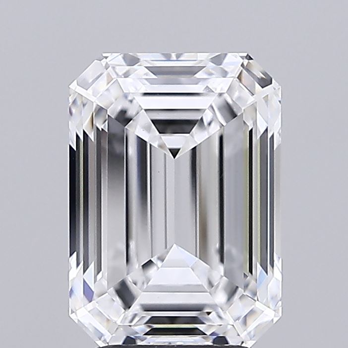 4.01 Carat Emerald Cut Lab Grown Diamond VVS2D 
