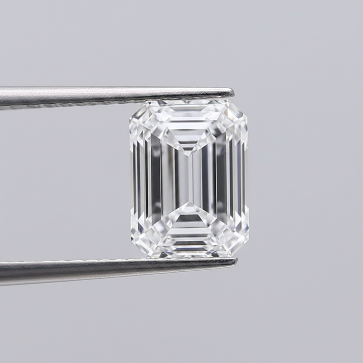4.01 Carat Emerald Cut Lab Grown Diamond, VVS2/D