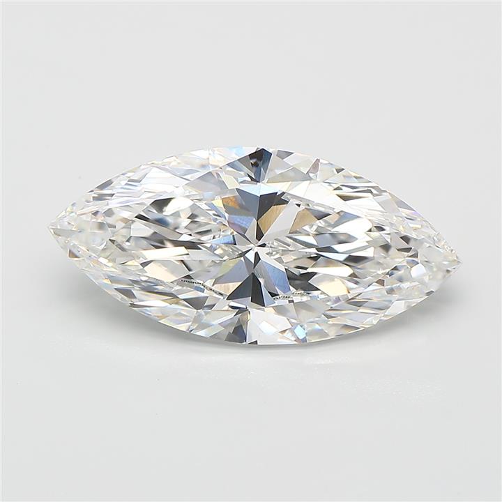 4.01 Carat Marquise Cut Lab Grown Diamond VVS2F