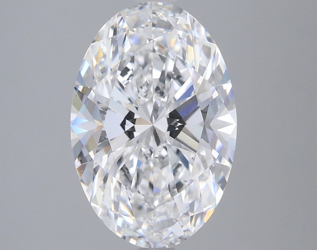 4.01 Carat Oval Cut Lab Grown Diamond VS1D 