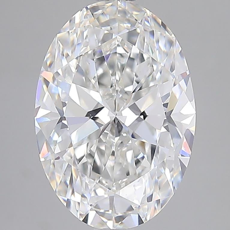 4.01 Carat Oval Cut Lab Grown Diamond VS1F 