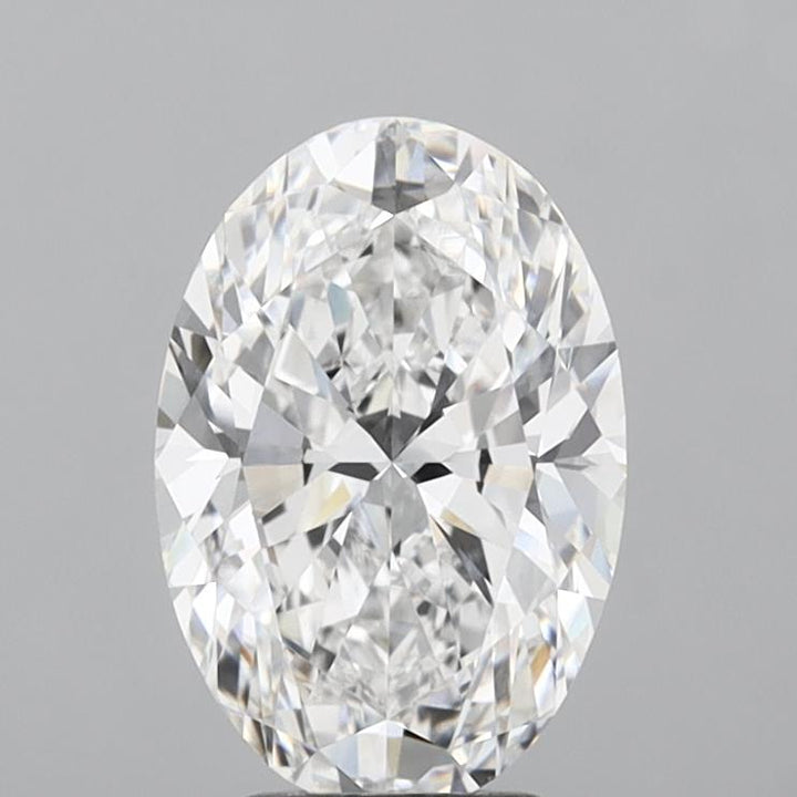 4,01 karaat ovaal geslepen laboratoriumdiamant VVS1 D