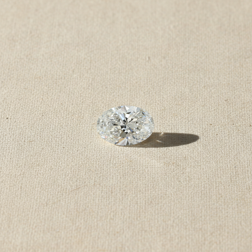 4.01 Carat Oval F VVS1 CVD Lab Grown Diamond Excellent Polish Symmetry IGI Certified