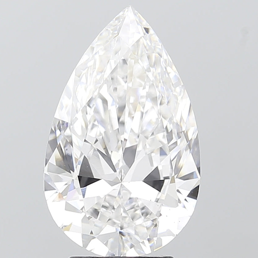 4.01 Carat Pear Cut Lab Grown Diamond VS1D