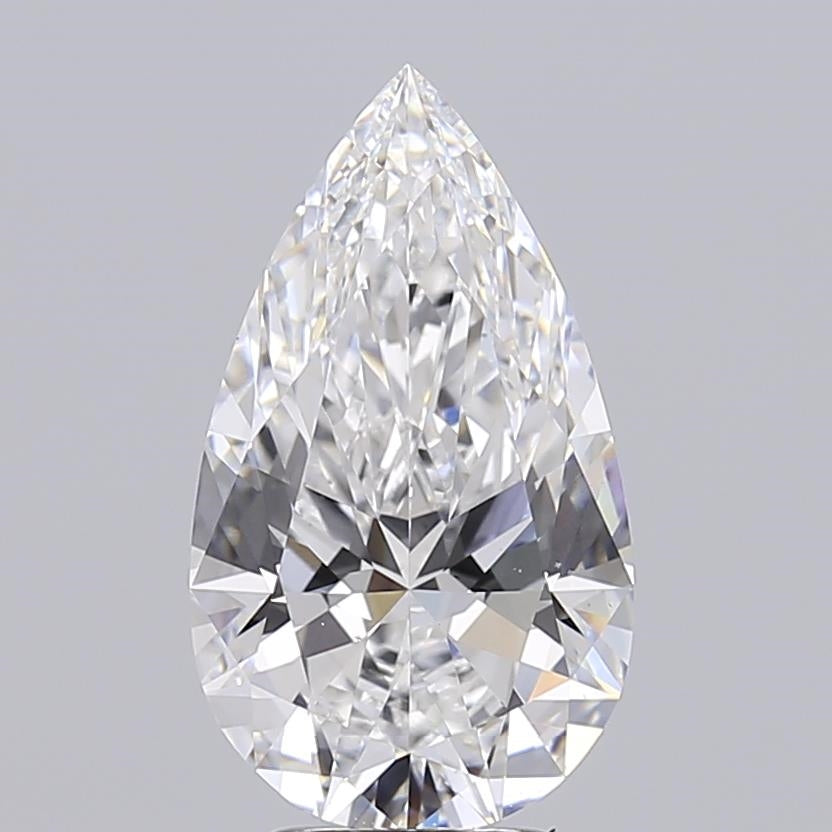 4.01 Carat Pear Cut Lab Grown Diamond VS1D 