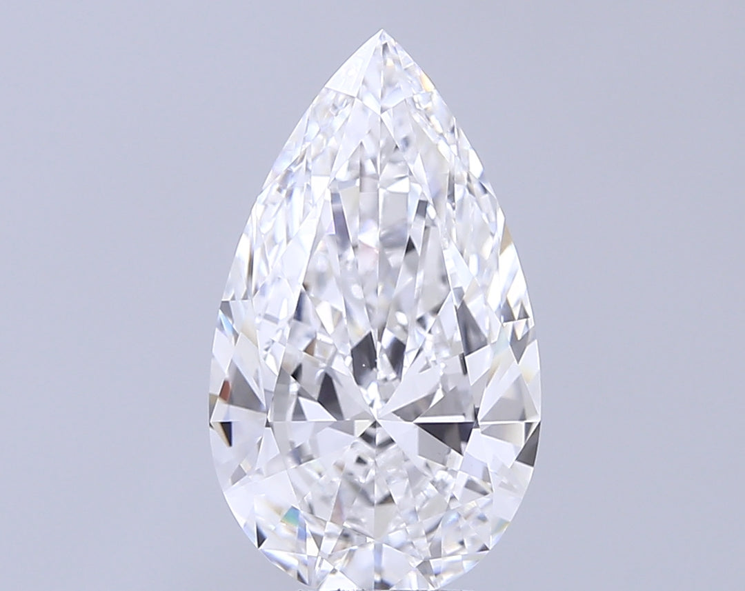 4.01 Carat Pear Cut Lab Grown Diamond VS1D