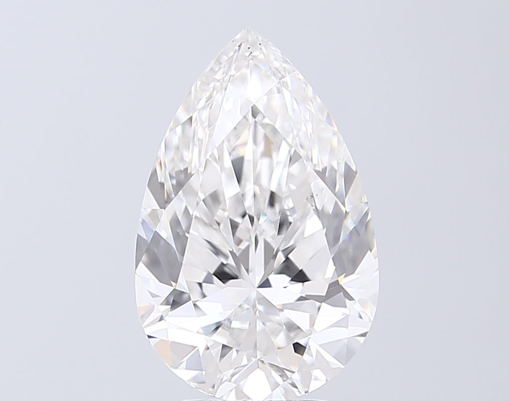 4.01 Carat Pear Cut Lab Grown Diamond VS1D Color