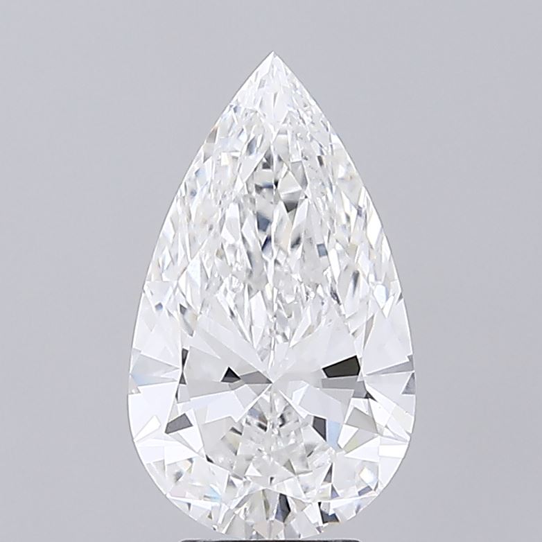 4.01 Carat Pear Cut Lab Grown Diamond VS1E 