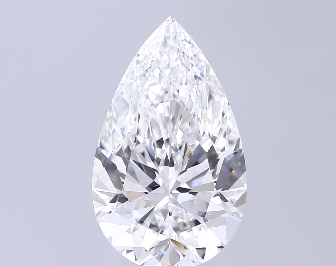 4.01 Carat Pear Cut Lab Grown Diamond VVS2D