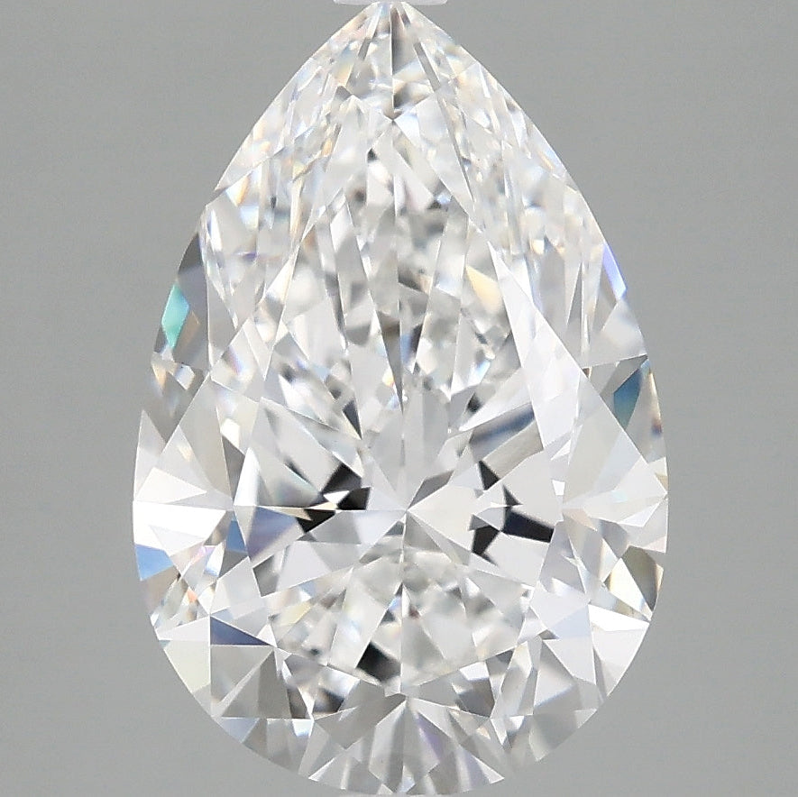4.01 Carat Pear Cut Lab Grown Diamond VVS2E