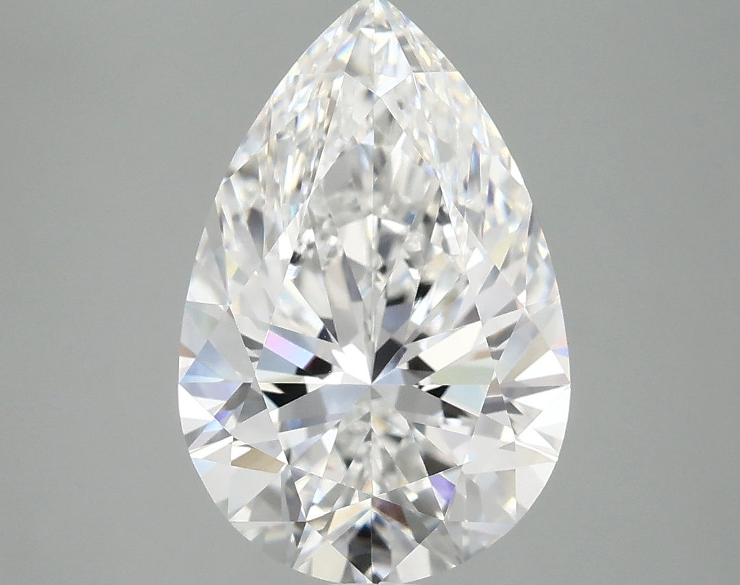 4.01 Carat Pear Cut Lab Grown Diamond VVS2E