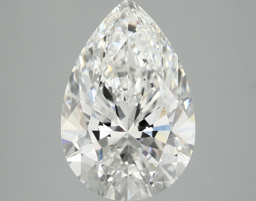 4.01 Carat Pear Cut Lab Grown Diamond VVS2E