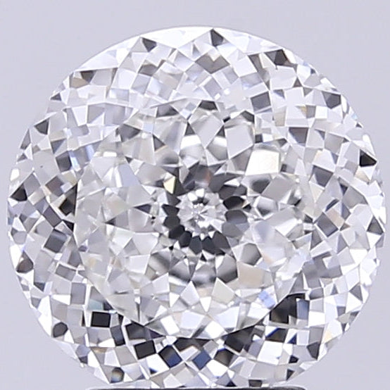 Diamant cultivé en laboratoire de taille portugaise de 4,01 carats VVS2 E
