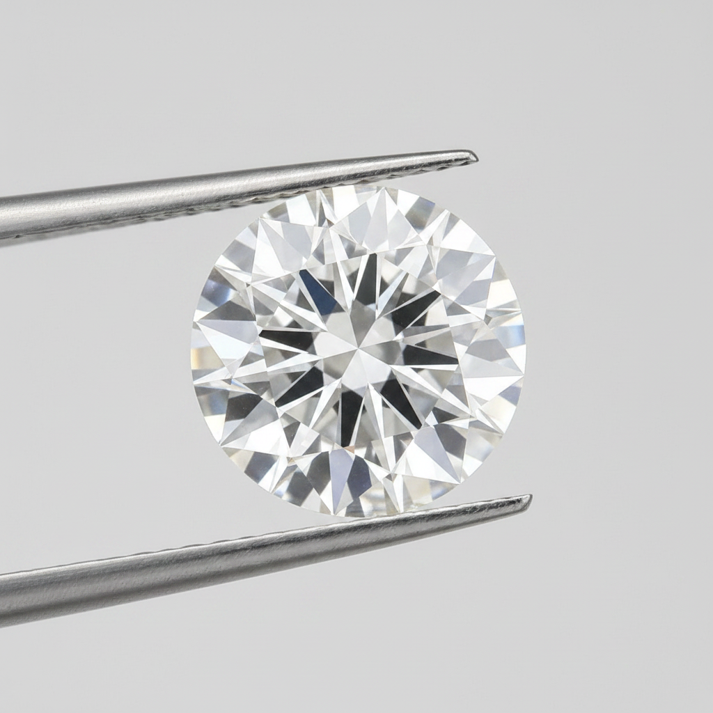 4.01 Ct D Color VS1 Round Cut CVD Lab Grown Diamond IGI Certified