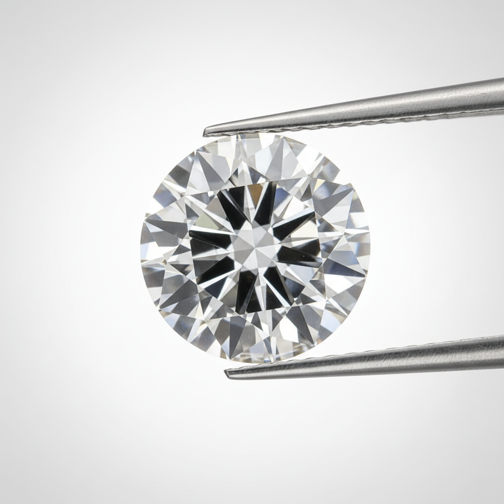 4.04 Ct E Color VS1 Round Cut CVD Lab Grown Diamond IGI Certified