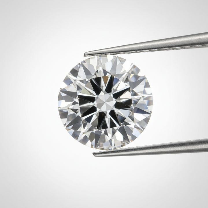 4.04 Ct E Color VS1 Round Cut CVD Lab Grown Diamond IGI Certified
