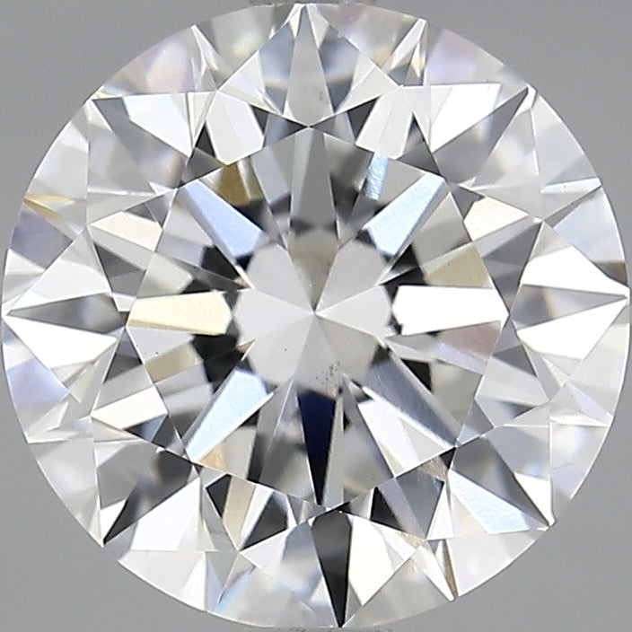 4.01 Carat Round Cut Lab Grown Diamond VS1F Color