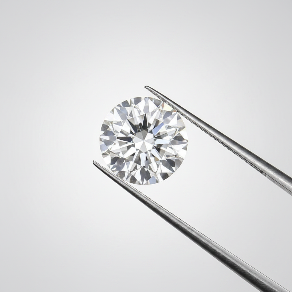 4.01 Ct F Color VS1 Round Cut CVD Lab Grown Diamond IGI Certified