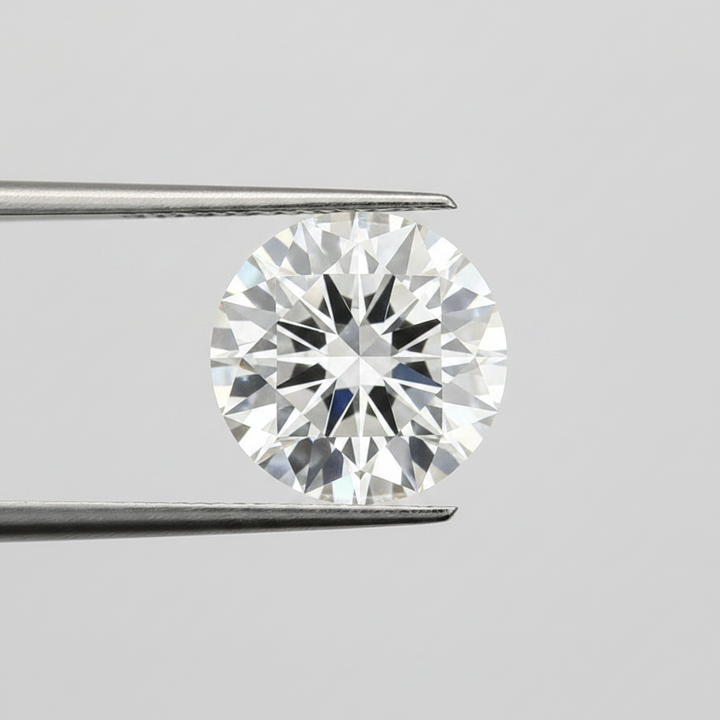 4.01 Ct F Color VS1 Round Cut CVD Lab Grown Diamond IGI Certified