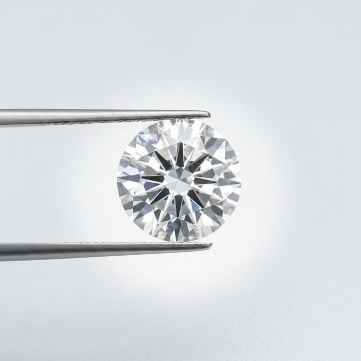4.01 Ct F Color VS1 Round Cut CVD Lab Grown Diamond IGI Certified