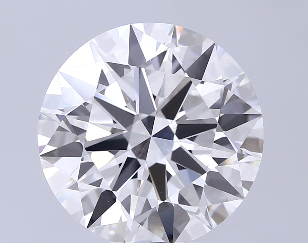 4.01 Carat Round Cut Lab Grown Diamond VVS1D Color