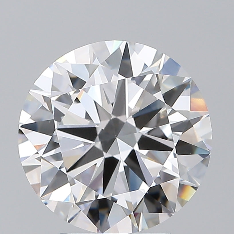 Diamante cultivado en laboratorio de talla redonda de 4,01 quilates VVS2 E