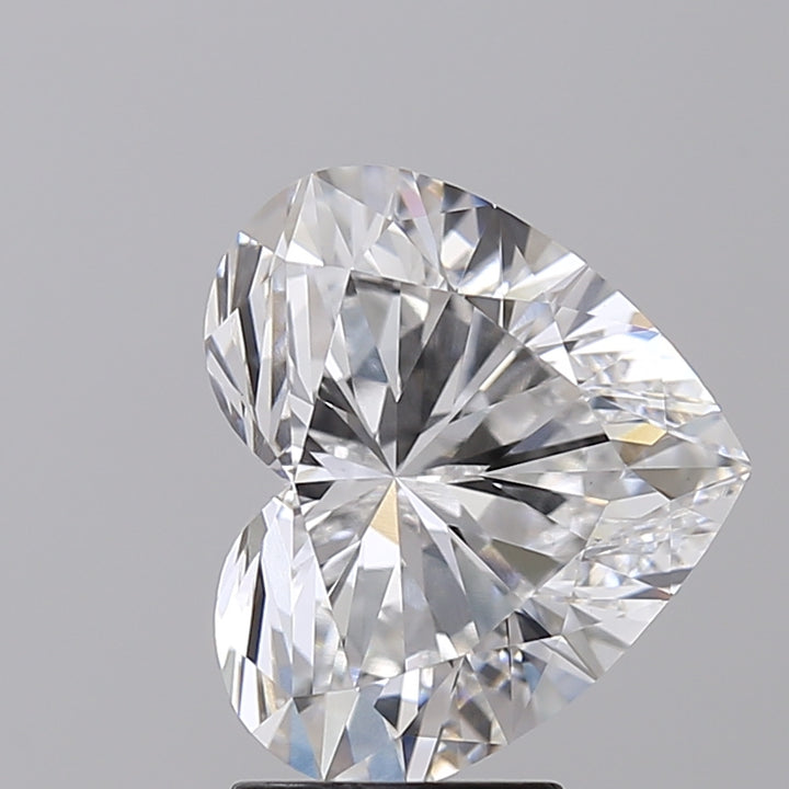 4.02 CT IGI Certified Heart Cut Lab-Grown Diamond in D Color