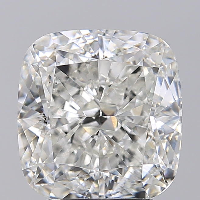 4.02 Carat Cushion Cut Lab Grown Diamond VS1 H