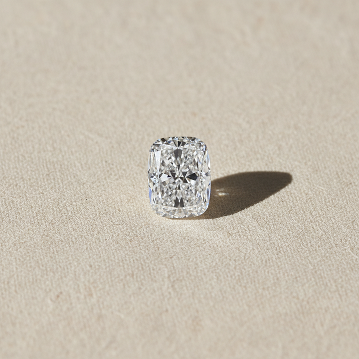 4,02 karaat kussen lang geslepen laboratorium-gegroeide diamant, VS1/D