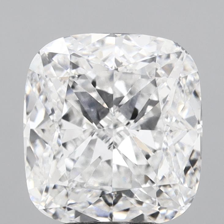 4.02 Carat Cushion Modified Cut Lab Grown Diamond VVS1D 