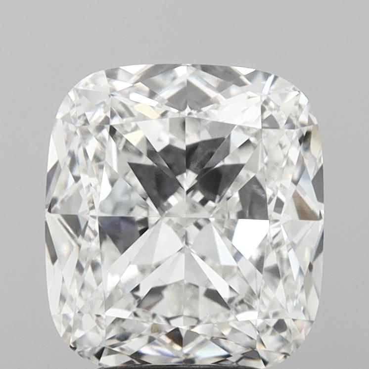 4.02 Carat Cushion Modified Cut Lab Grown Diamond VVS2F 