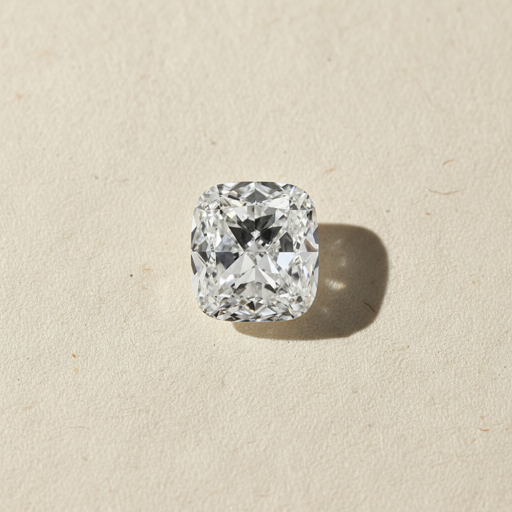 4.02 Carat Cushion Modified Cut Lab Grown Diamond, VVS2/F
