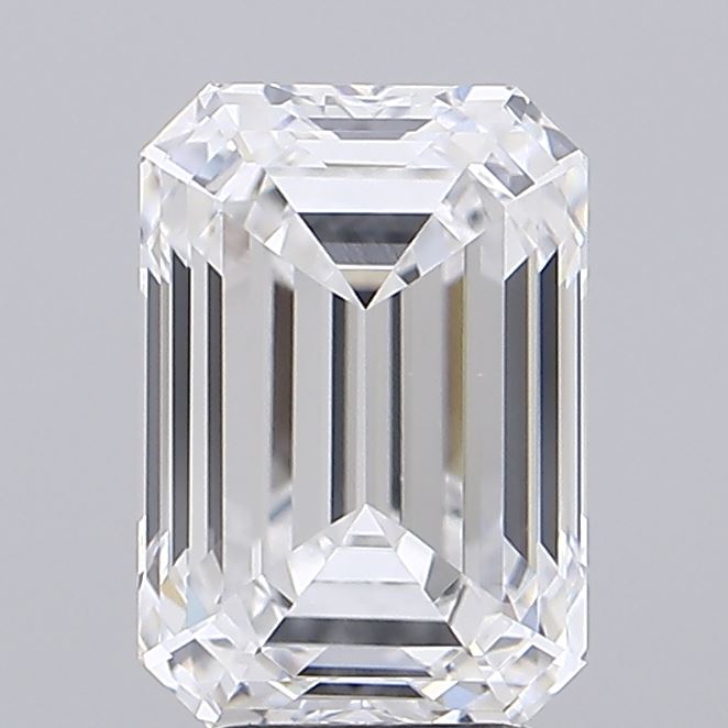 Diamant cultivé en laboratoire taille émeraude de 4,02 carats VS1 D
