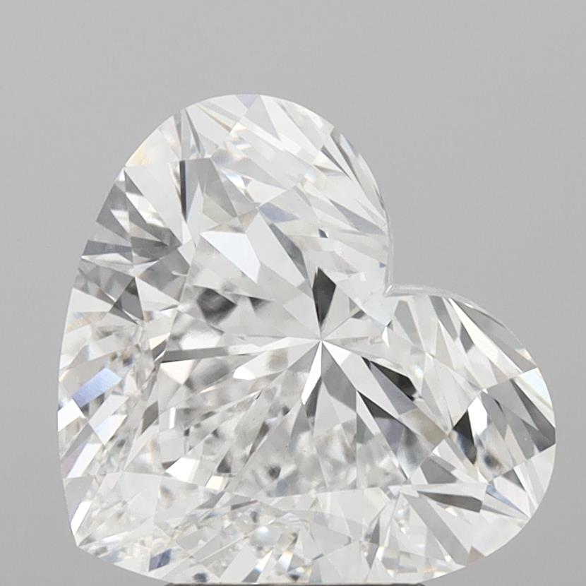 4.02 Carat Heart Cut Lab Grown Diamond VS1E