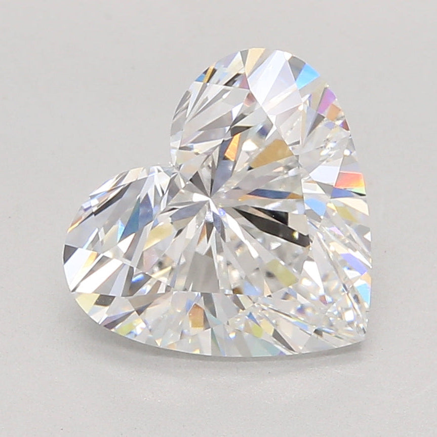 4.02 Carat Heart Lab Grown Diamond VS1 E