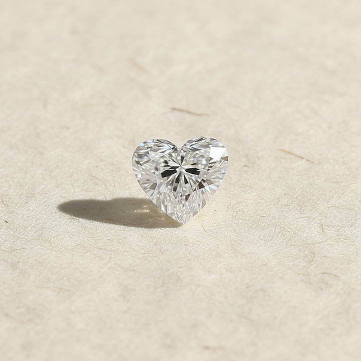 4.02 Carat Heart Cut Lab Grown Diamond VS1 E Color IGI Certified

