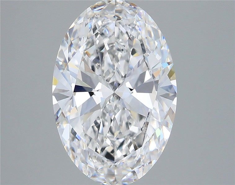 4.02 Carat Oval Cut Lab Grown Diamond VS1D 