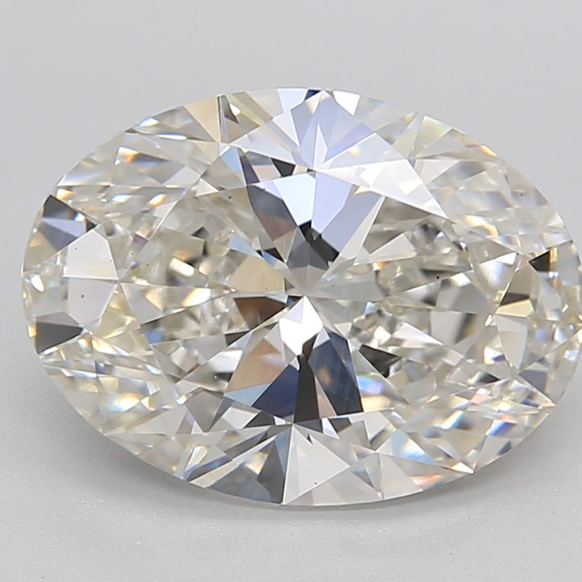 4.02 Carat Oval Cut Lab Grown Diamond VS1 H