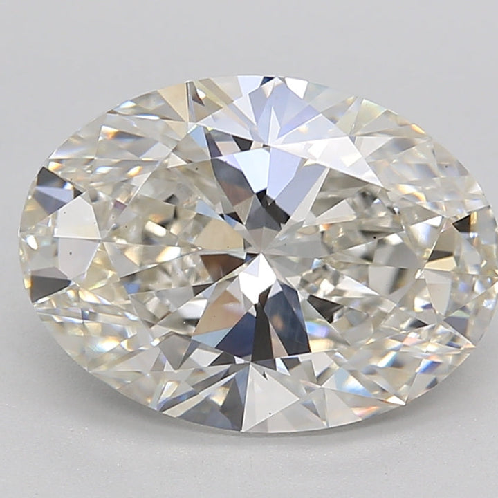 4.02 Carat Oval Cut Lab Grown Diamond VS1 H