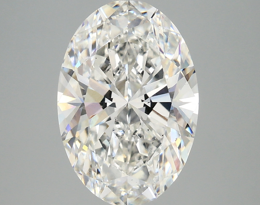 4.02 Carat Oval Cut Lab Grown Diamond VS2F 