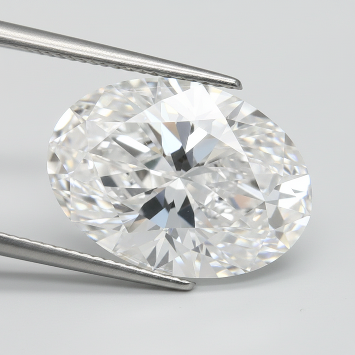 4,02 karaat ovaal geslepen laboratoriumdiamant, VVS1/D