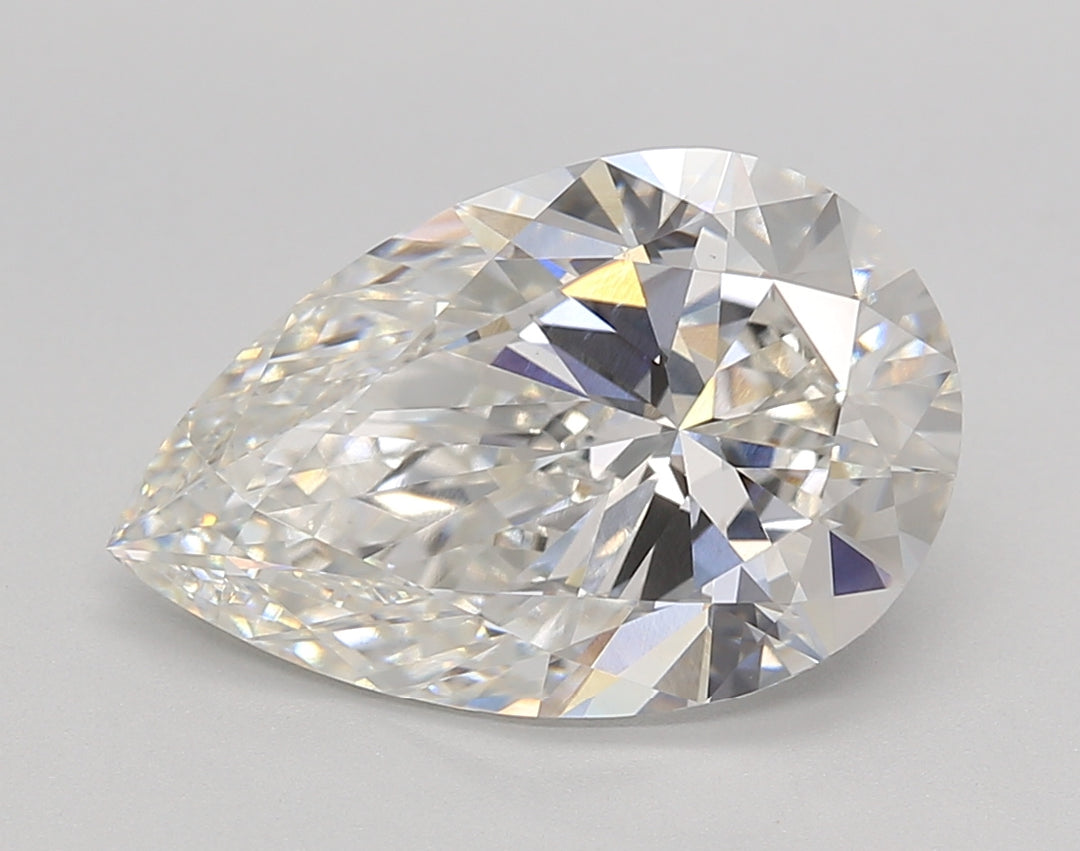4.02 Carat Pear Lab Grown Diamond VVS2 G